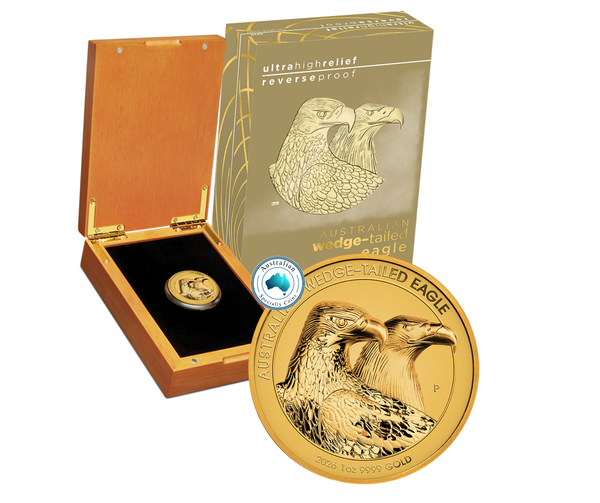 2026 Australian Wedge-tailed Eagle 1oz Gold Enhanced Reverse Proof Ultra High Relief Coin