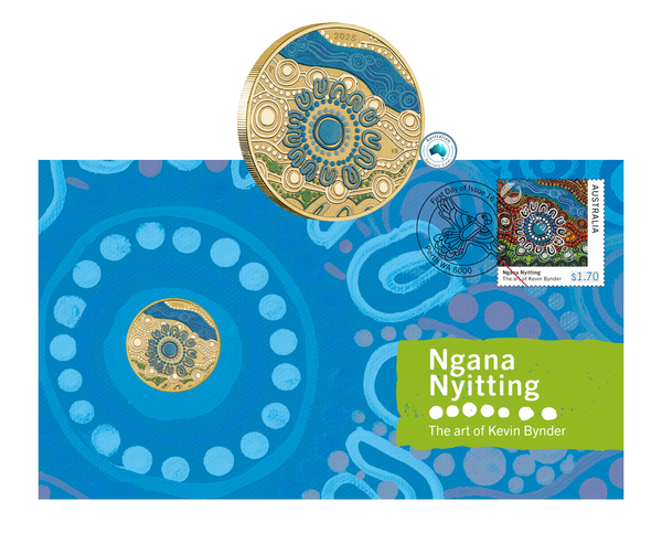 2025 Ngana Nyitting – The Art of Kevin Bynder 'Blue River' $1 PNC
