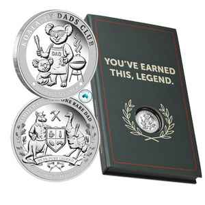 Quality Dads Club 'Official Member' 1/4oz Silver Medallion