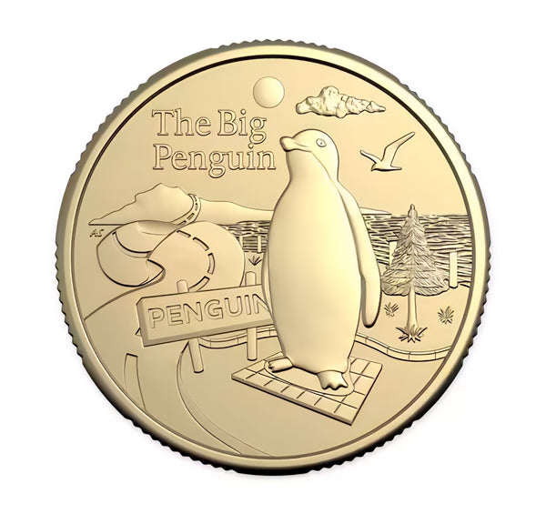 2025 Aussie Big Things 2 The Big Penguin $1 Coin Postal Numismatic Cover