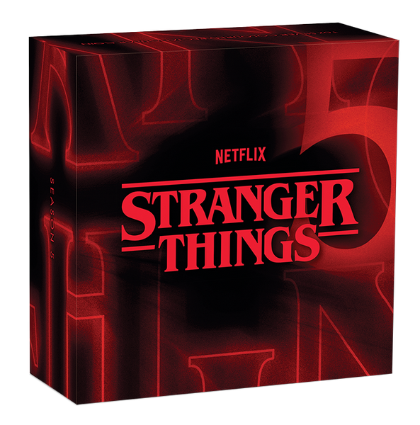 2026 Stranger Things 'Season 5' 1oz Silver Coloured Rectangular Coin