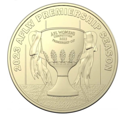 2023 AFLW Premiership Cup $1 Cotton & Co Roll