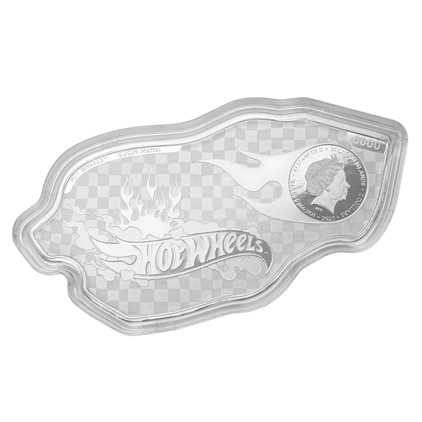 2025 Hot Wheels 1oz Silver Car Shaped Coin