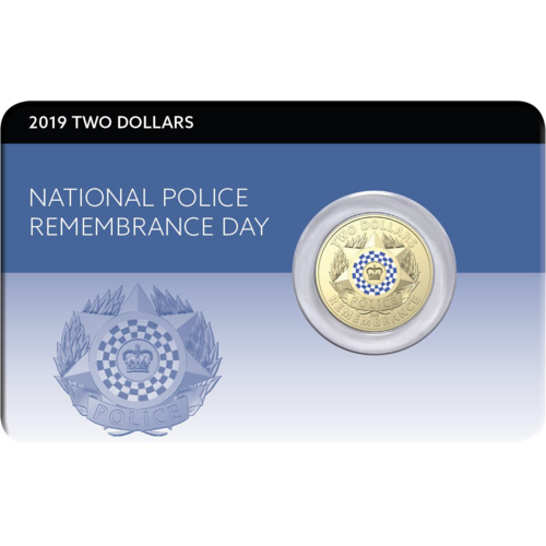 2019 Police Remembrance $2 Downies Card