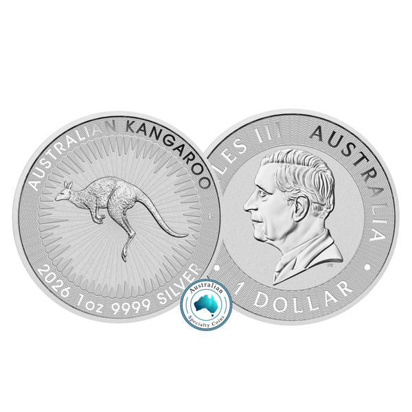 2026 Australian Kangaroo 1oz Silver Bullion Coin