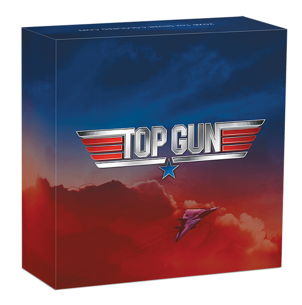 40 Years of Top Gun 2026 1oz Silver Coloured Shaped Coin