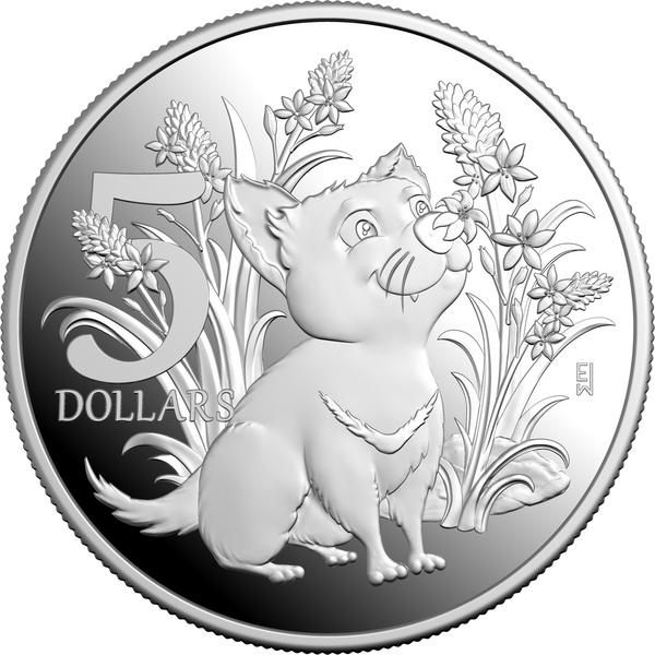 2026 Aussie Baby 1oz Fine Silver Proof Coin