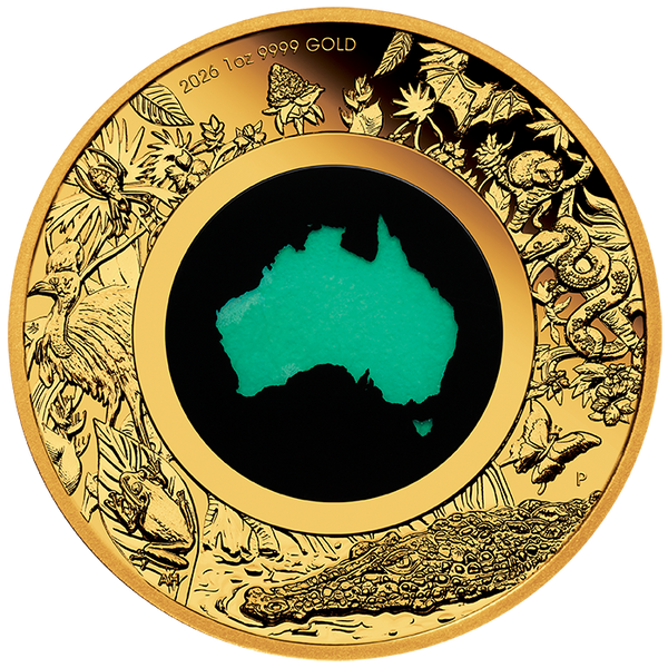 2026 Great Southern Land
1oz Gold Proof Coin with Chrysoprase Insert