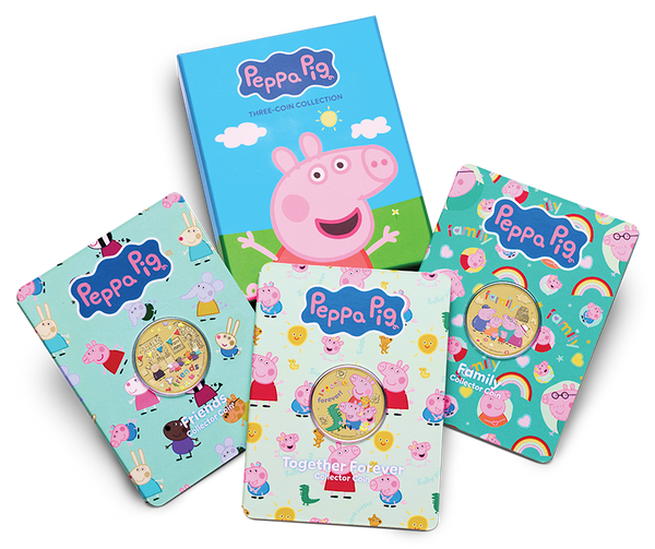 2026 Peppa Pig Three Coin Collection