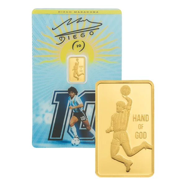 Pamp Suisse Diego Maradona 1g Gold Proof-like Bar