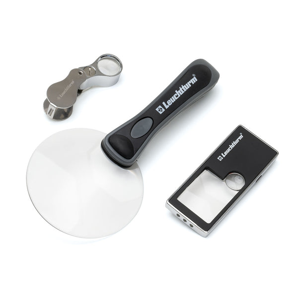 Lighthouse LOOK LED Magnifier Set, Magnification 2.5x-10x (LUSET1)