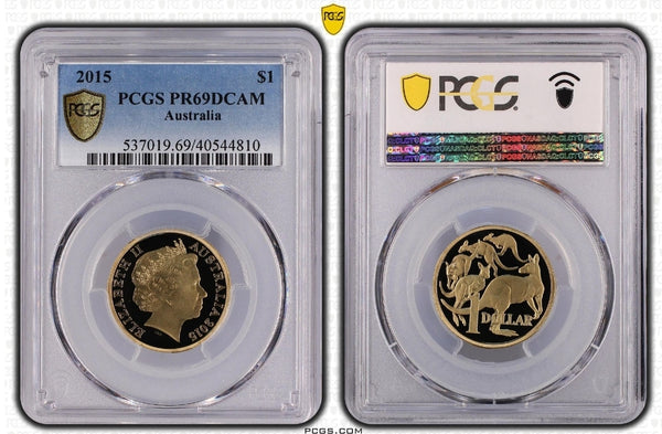 2015 Mob of Roos $1 Proof Coin PR69DCAM