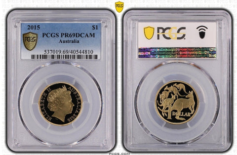 2015 Mob of Roos $1 Proof Coin PR69DCAM