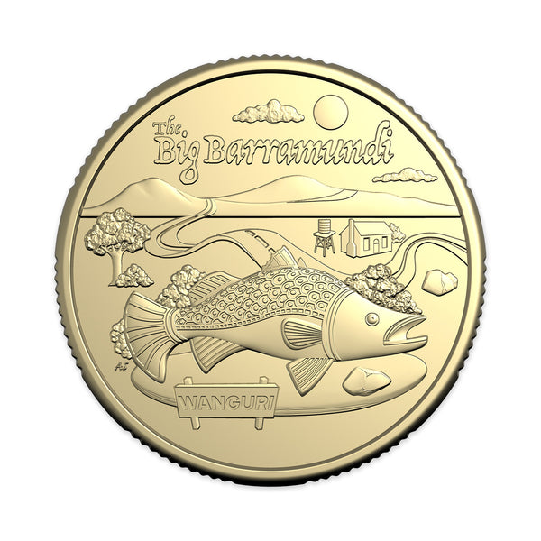2025 Aussie Big Things 2 - $1 Uncirculated Coin on Card – The Big Barramundi