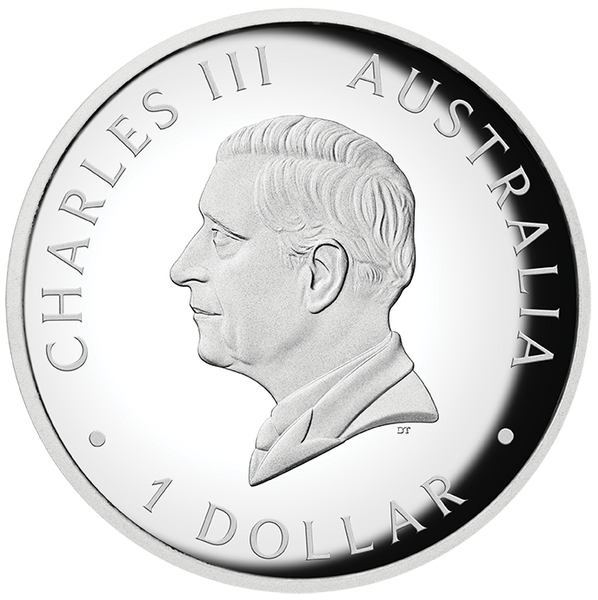 2026 Australian Kangaroo $1 Coloured 1oz Silver Proof High Relief Coin