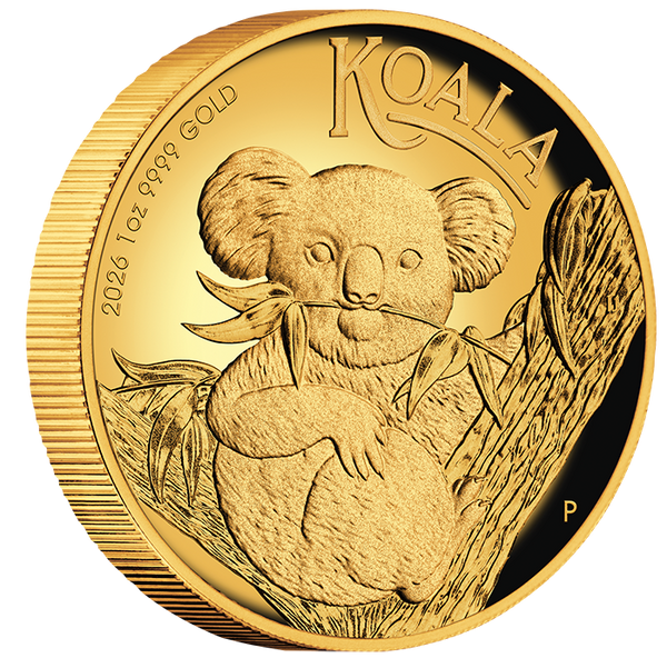 2026 Koala 1oz Gold Proof Ultra High Relief Coin