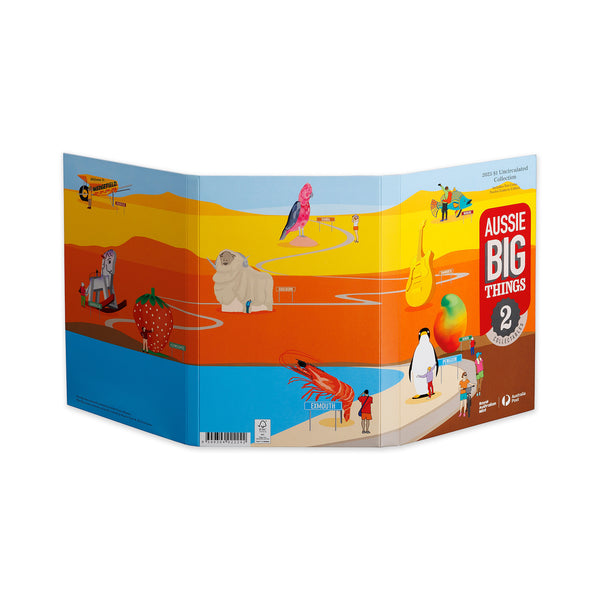 Aussie Big Things 2 - Display Folder and 10 Coin Tube Set