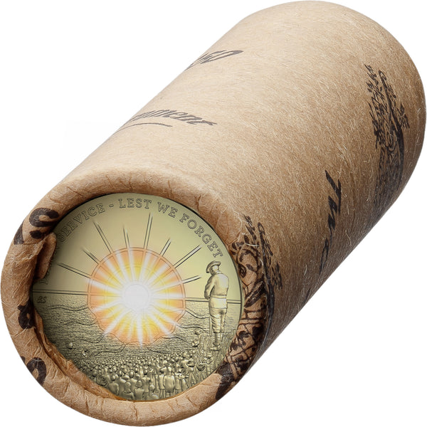 2026 Dawn Service $2 Royal Australian Mint Roll with Protective Tube