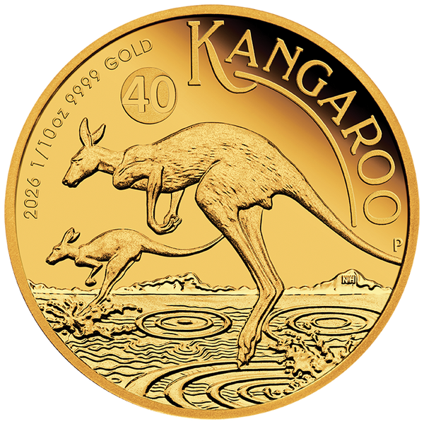 2026 Australian Kangaroo 1/10oz Gold Proof Coin