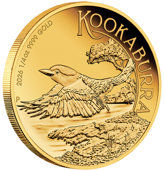 2026 Australian Kookaburra 1/4oz Gold Proof Coin