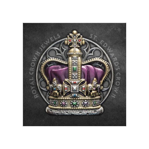 2026 Royal Crown Jewels - St Edwards Crown 2oz Silver Ultra High Relief Coin