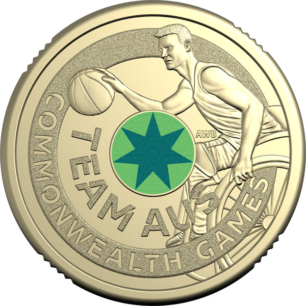 2026 Australia Commonwealth Games Team $2 Colour Aluminium-Bronze 3-Coin Uncirculated Set