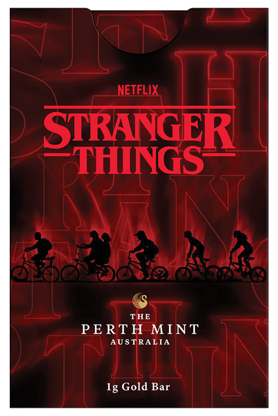 2026 Stranger Things 1g Gold Minted Bar