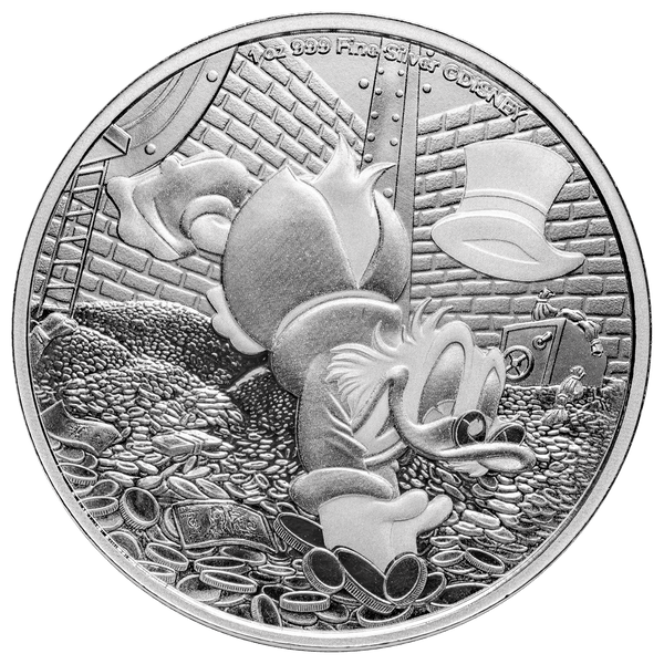 2025 Scrooge McDuck 1oz Silver Coin