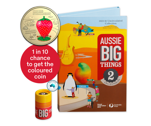 Aussie Big Things 2 - Display Folder and 10 Coin Tube Set