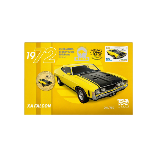 2026 Ford XA $1 PNC with Brisbane Money Expo Overprint