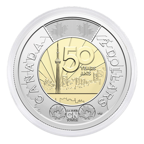 2026 CN Tower 50th Anniversary $2 Special Wrap Roll Box Set