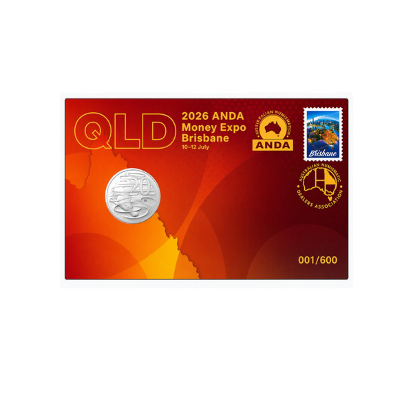 2026 ANDA State Series 20c PNC with QLD Privy Mark