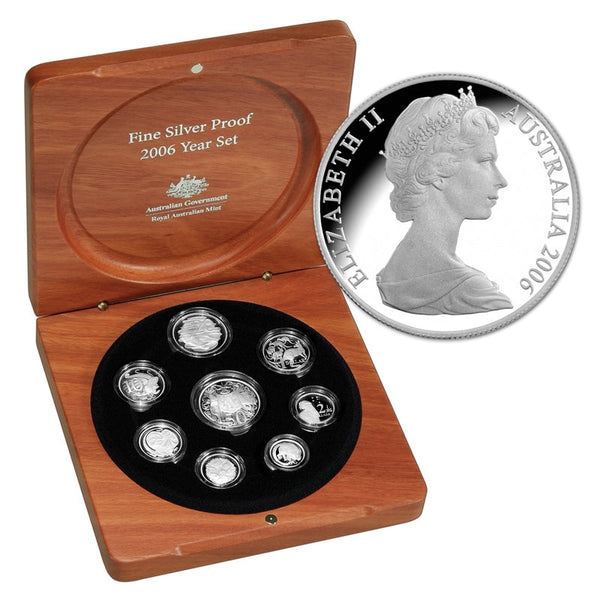 2006 Masterpieces in Silver 8-Coin Fine Silver Proof Coin Set