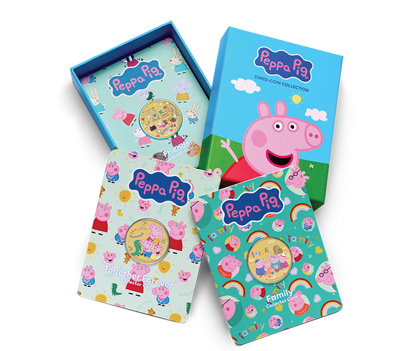 2026 Peppa Pig Three Coin Collection