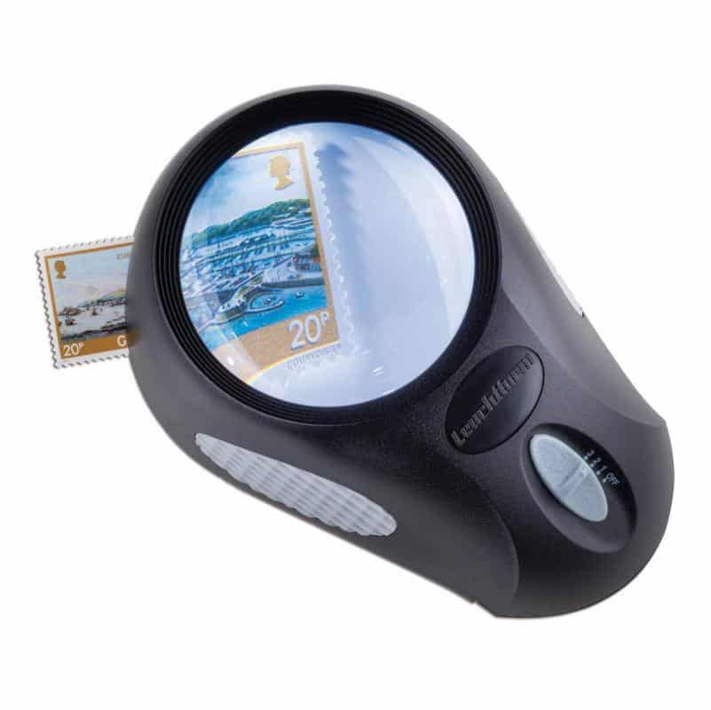 Lighthouse BULLAUGE Magnifier with 6 LED'S with 3 Brightness Settings ...