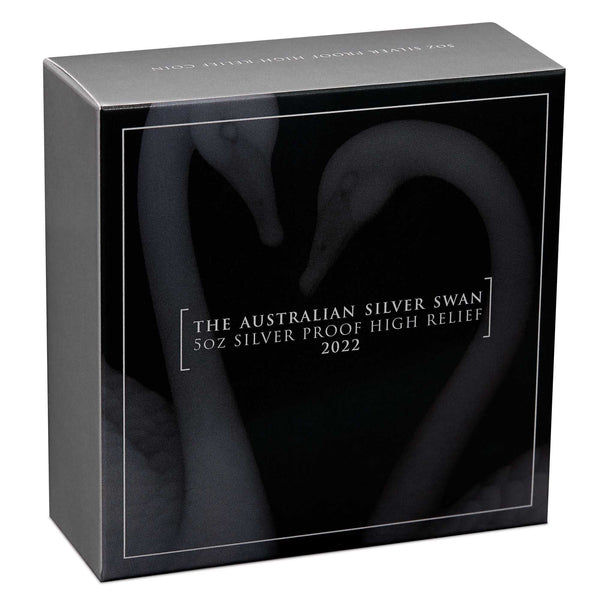 2022 Australian Swan 5oz Silver Proof High Relief Coin