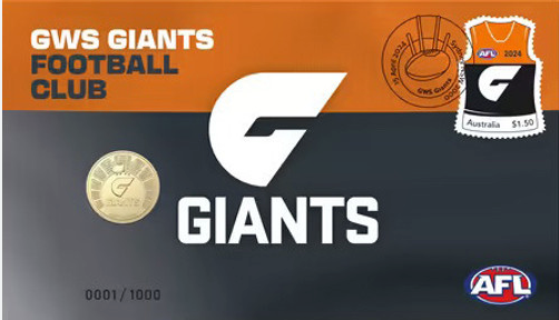 2024 GWS Giants Football Club $1 Limited Edition PNC