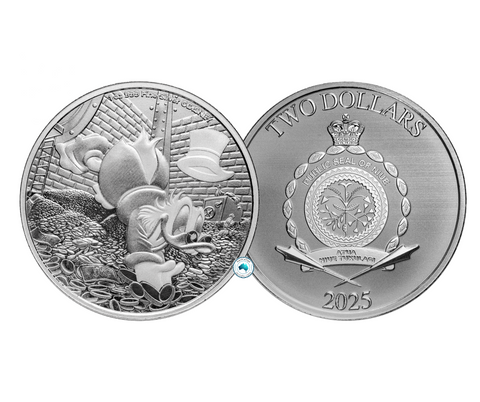 2025 Scrooge McDuck 1oz Silver Coin