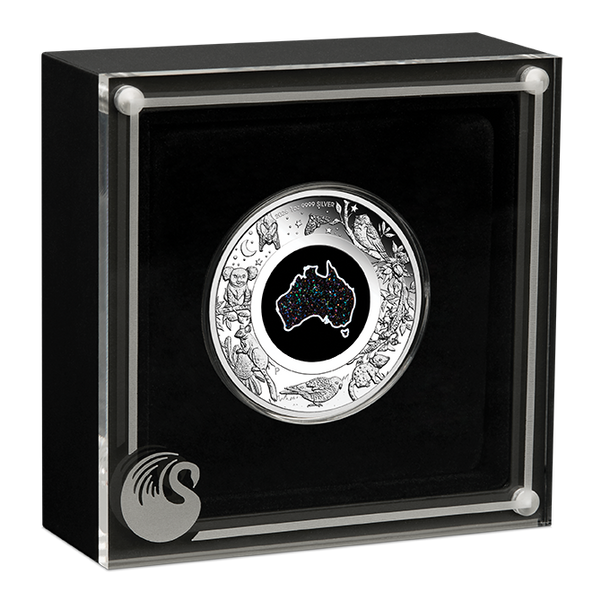 2026 Great Southern Land 'Nocternal'
1oz Silver Proof Coin with Matrix Opal Insert
