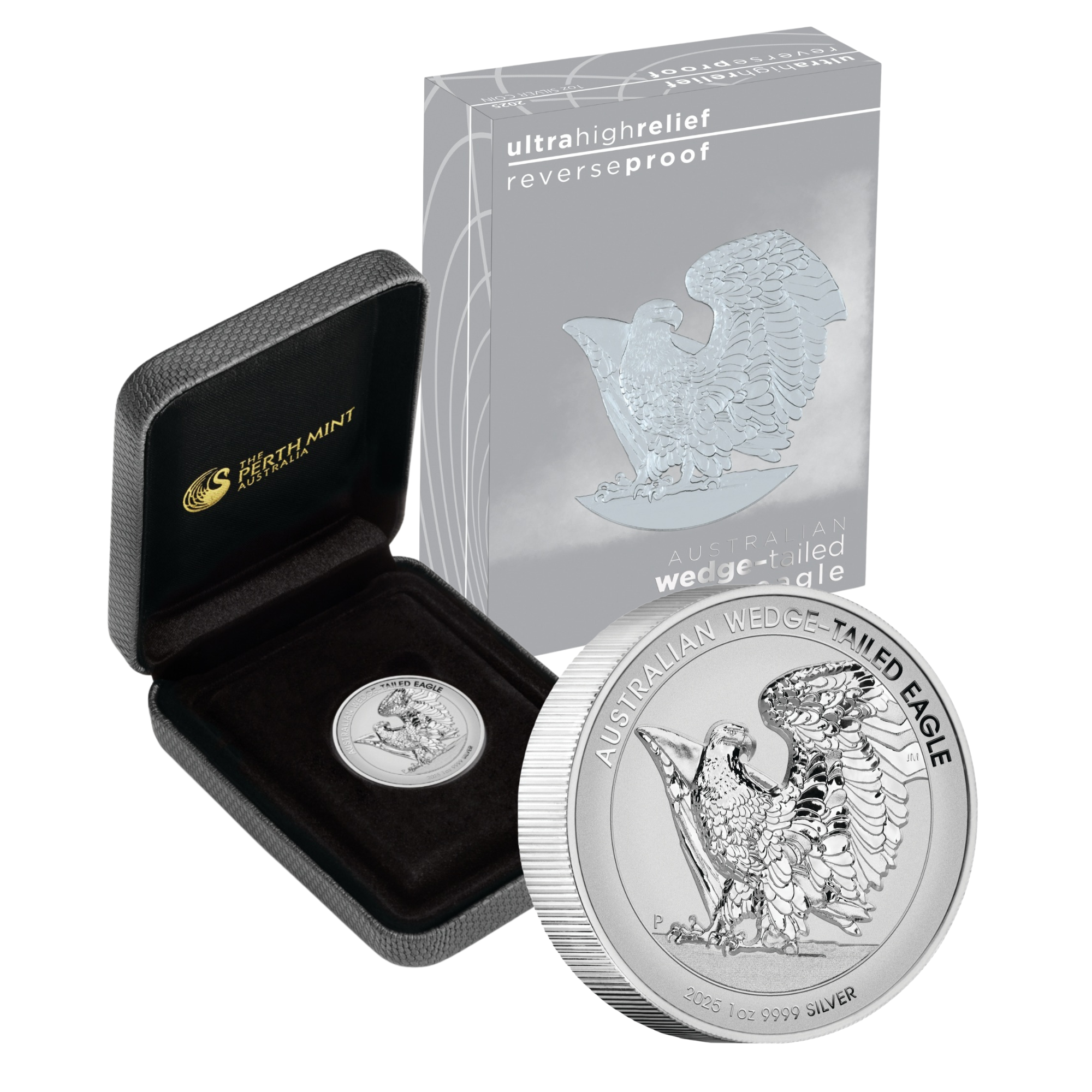 2025 Australian Wedge-Tailed Eagle 1oz Silver Reverse Proof High Relief Coin