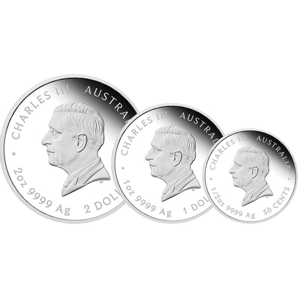 2026 Australian Lunar Series III Year of the Horse Silver Coin Trio