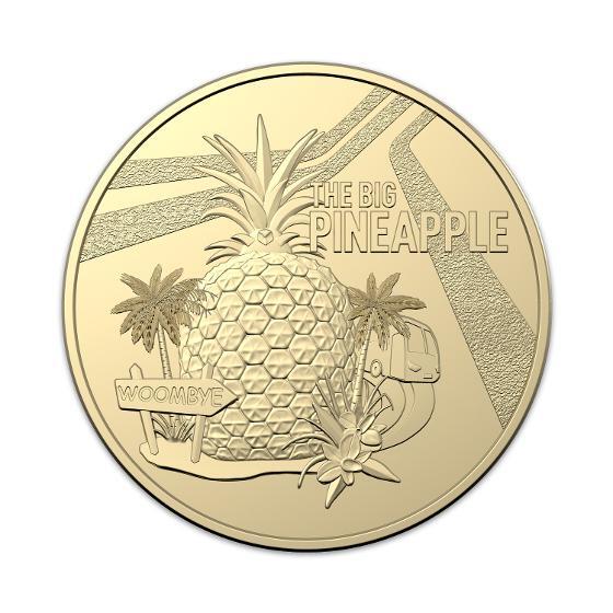 2023 Aussie Big Things 'Big Pineapple' $1 Cotton & Co Roll -Includes Protective Tube