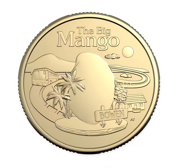 2025 Aussie Big Things 2 The Big Mango $1 Coin Postal Numismatic Cover