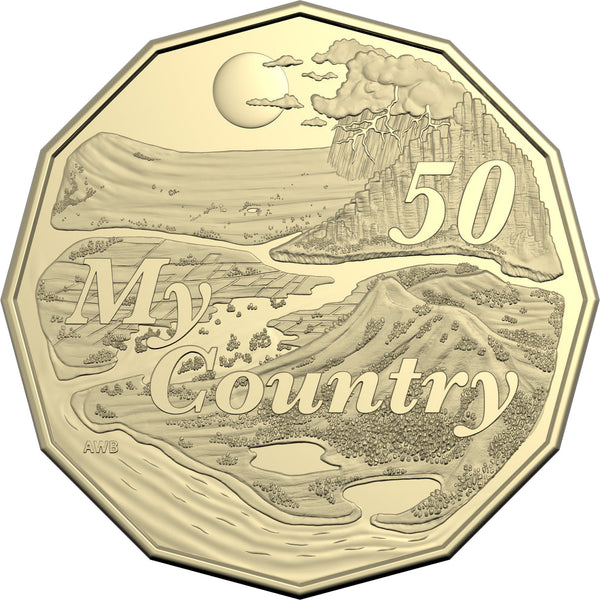 2025 Australia Dorothea Mackellar 50c Uncirculated 3-Coin Collection