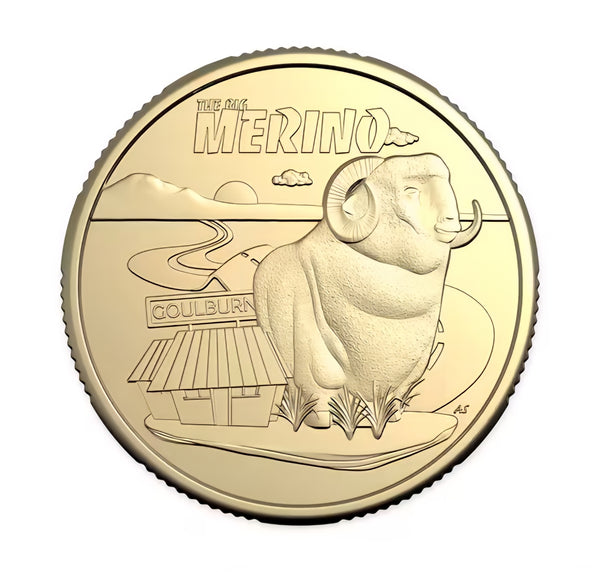 2025 Aussie Big Things 2 The Big Merino $1 Coin Postal Numismatic Cover