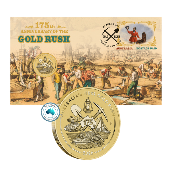 2026 Australia's First Gold Rush 175th Anniversary $1 PNC