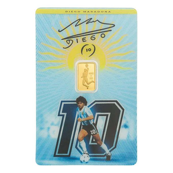 Pamp Suisse Diego Maradona 1g Gold Proof-like Bar
