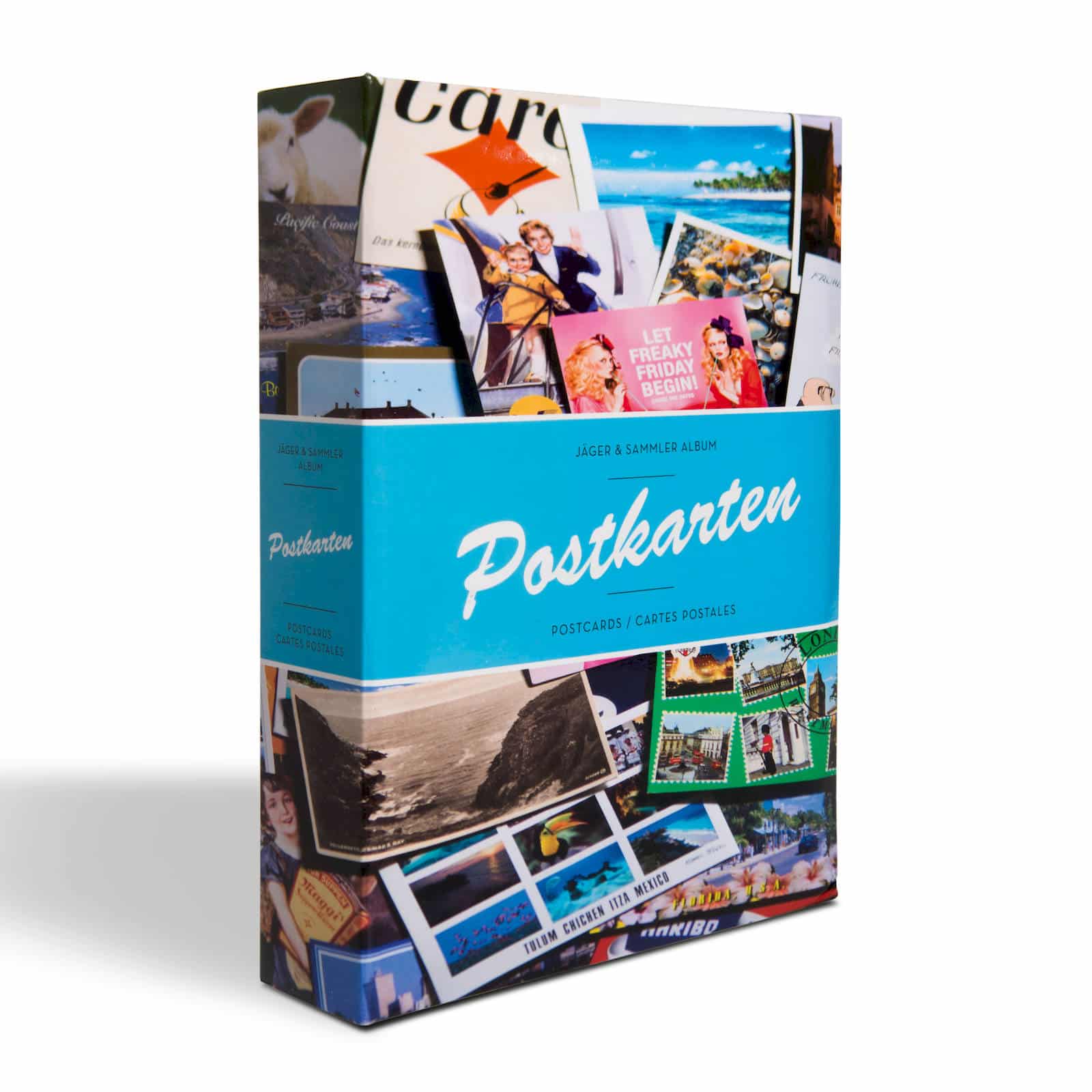 Lighthouse Postcard Album 'POSTKARTEN' 50 bound Sheets for 200 Postcards