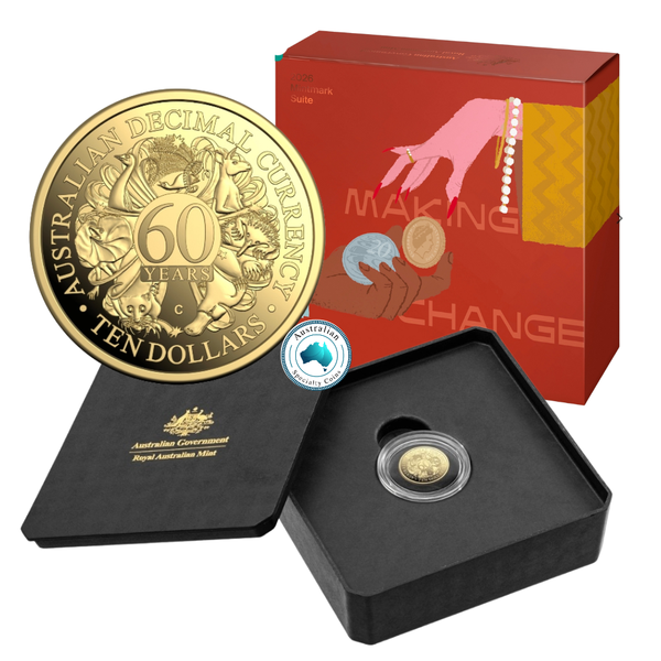 2026 Decimal Currency 60th Anniversary 1/10th Gold Proof Coin