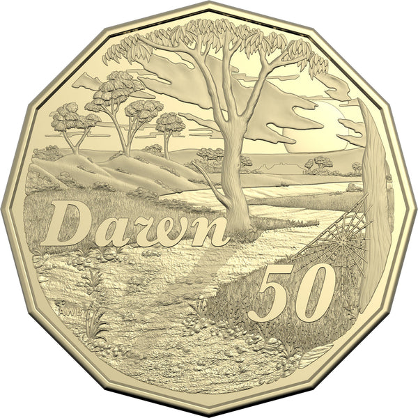 2025 Australia Dorothea Mackellar 50c Uncirculated 3-Coin Collection